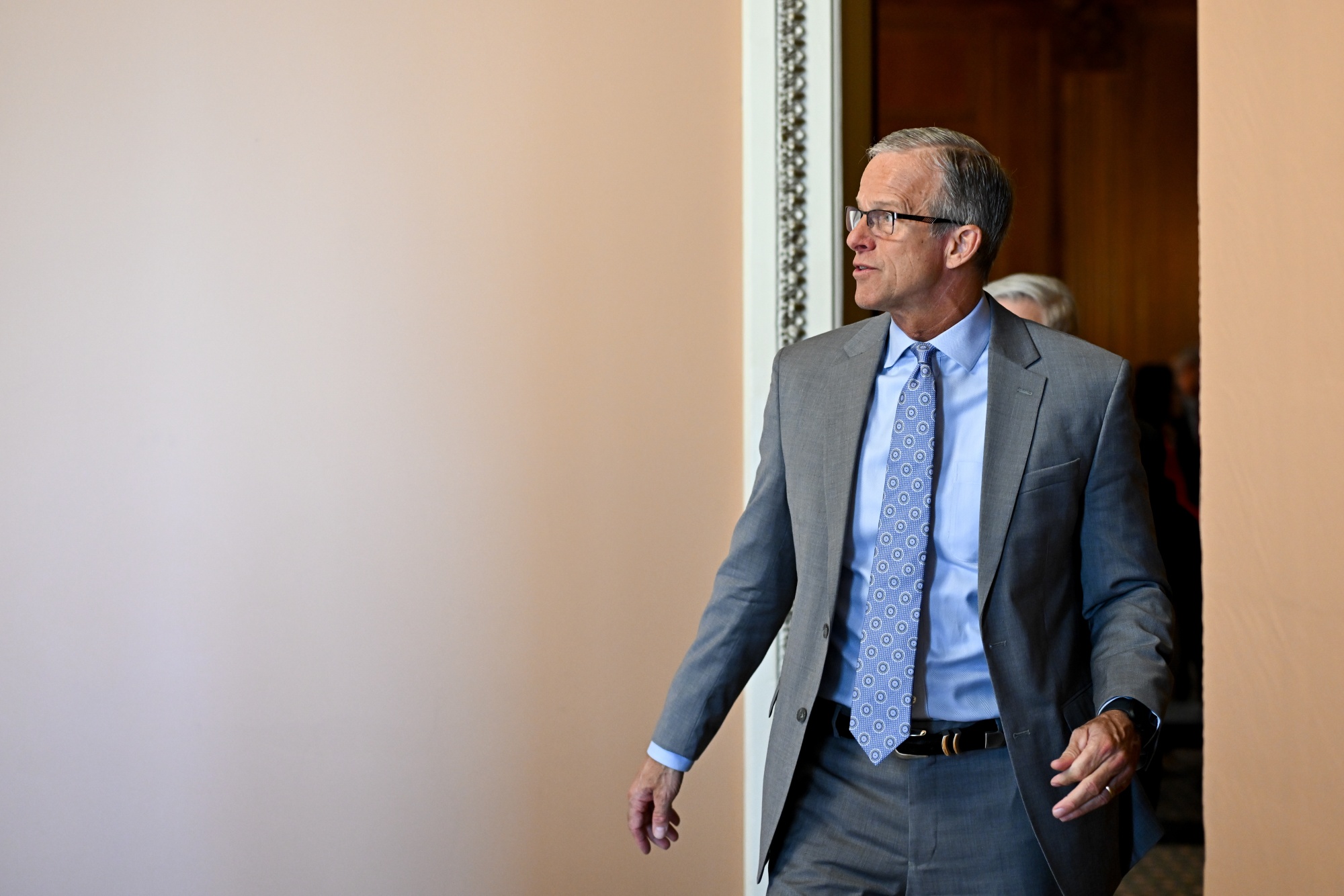 Senate Majority Leader John Thune Photographer: Graeme Sloan/Bloomberg