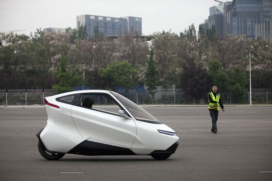 The Two-Wheeled Electric Car of the Future Is Being Tested in China
