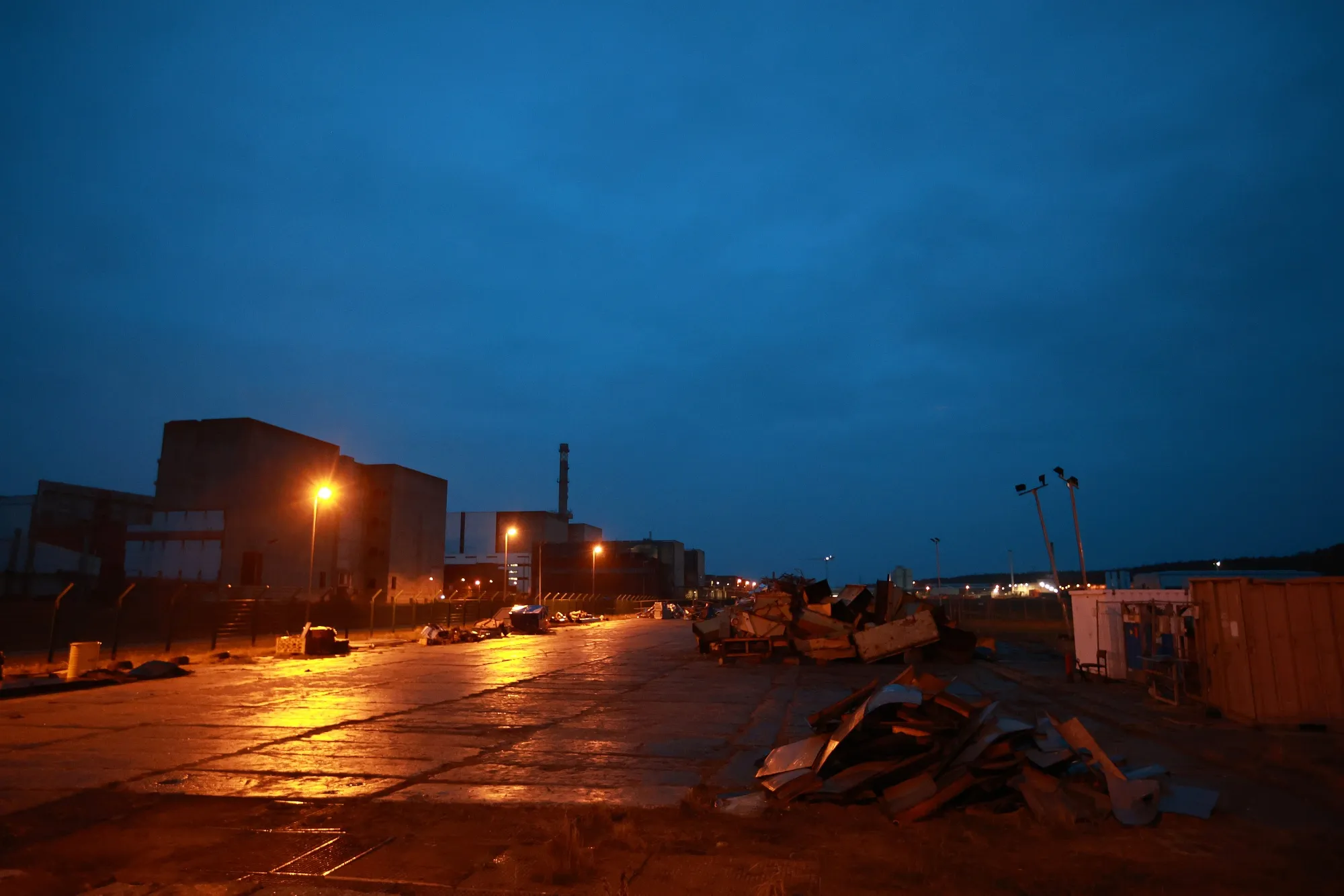 The decommissioned Greifswald nuclear power station in Lubmin, Germany, on Friday, Jan. 13, 2023. TotalEnergies SA and Swiss energy trader MET Group booked capacity at a new LNG terminal in Lubmin, helping boost supplies to Europe's biggest economy as it looks to replace Russian gas.