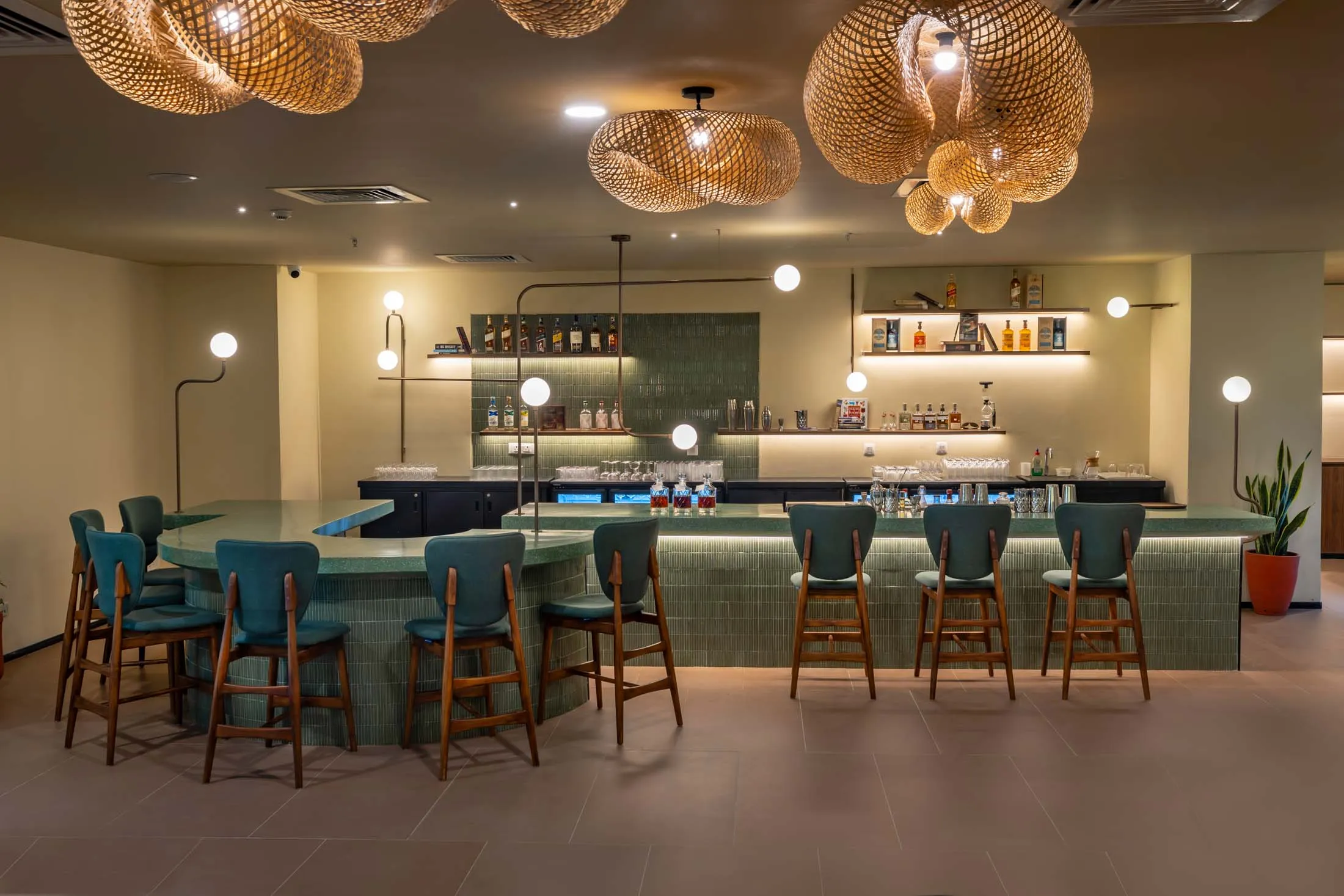 The Flavor Lab, a new experimental cocktail lounge in Bangalore, which doubles as a test lab for the spirits company Diageo.