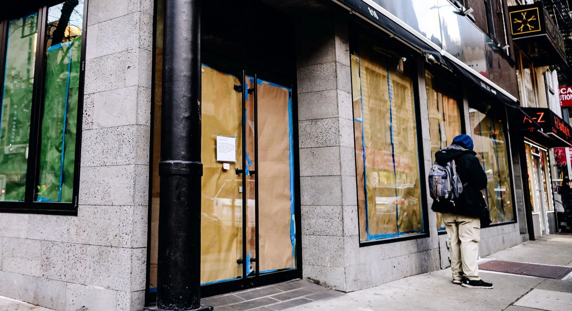 A permanently closed restaurant in New York on Dec. 10, 2020.&nbsp;