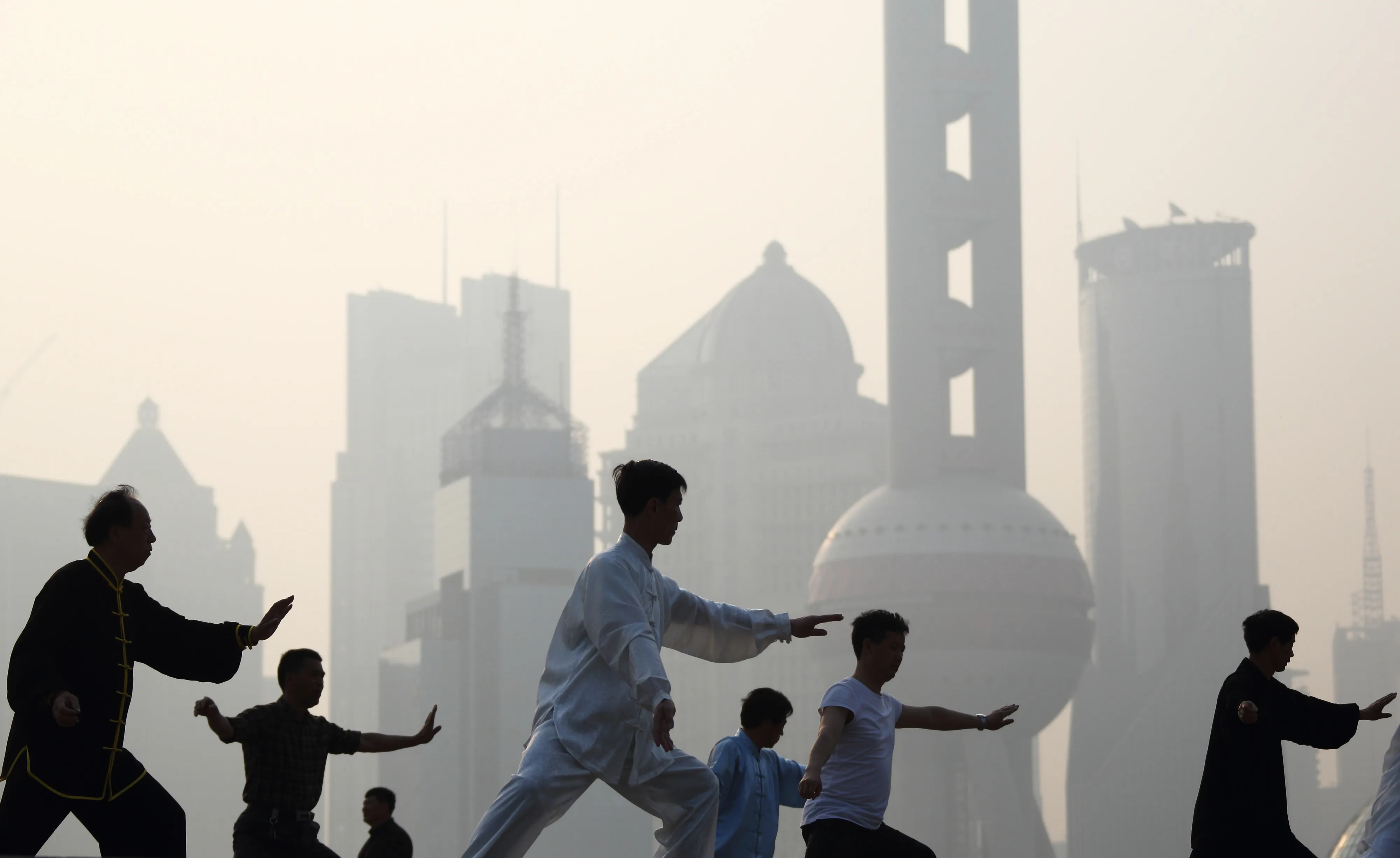Shanghai has lofty buildings and even loftier stock valuations.
