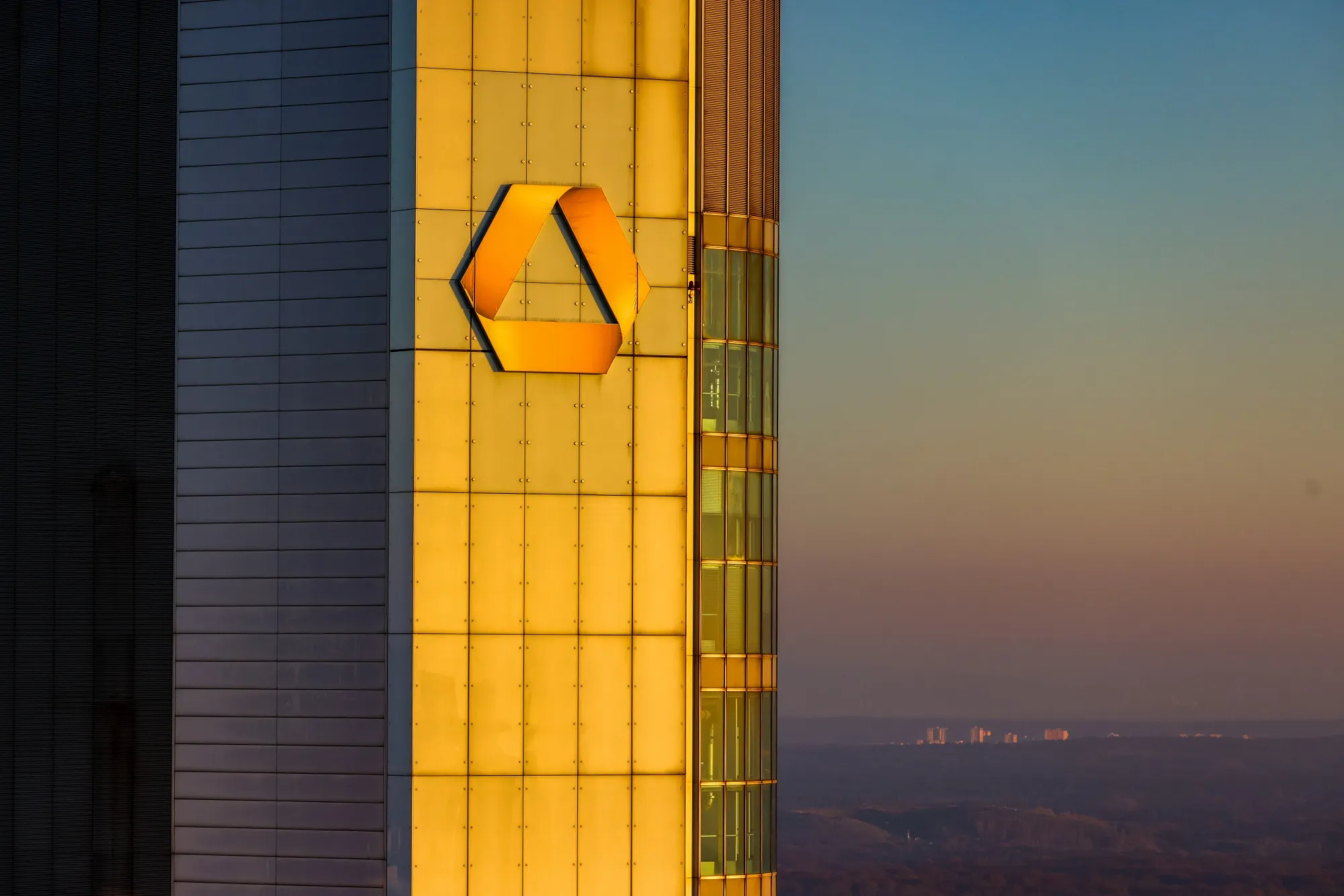 The headquarters of Commerzbank AG in Frankfurt&nbsp;