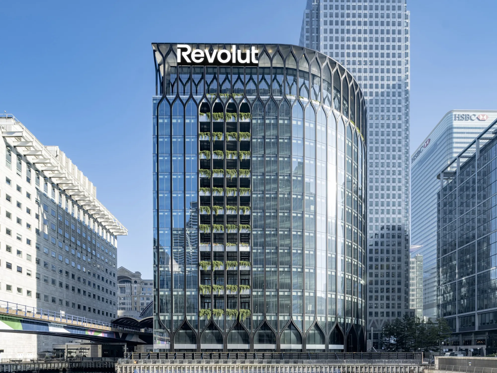 Rendering of the YY London building in Canary Wharf.