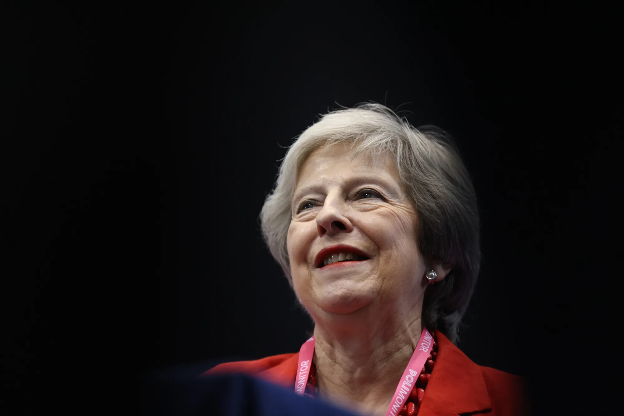 Former UK prime minister&nbsp;Theresa May&nbsp;on Oct. 3, 2023.