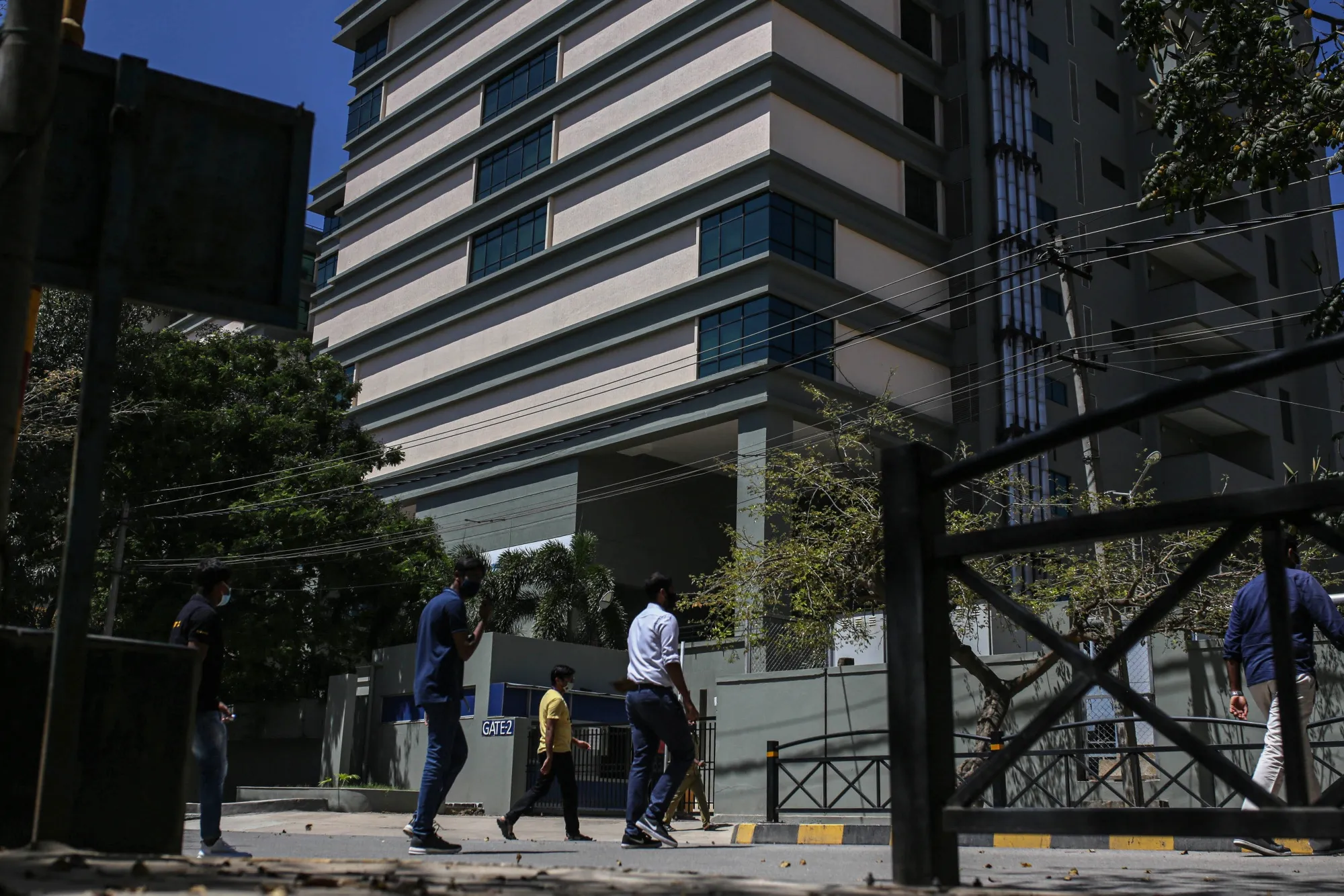 A Tata Consultancy Services Ltd.&nbsp;office building in the Electronic City area of Bengaluru, India.