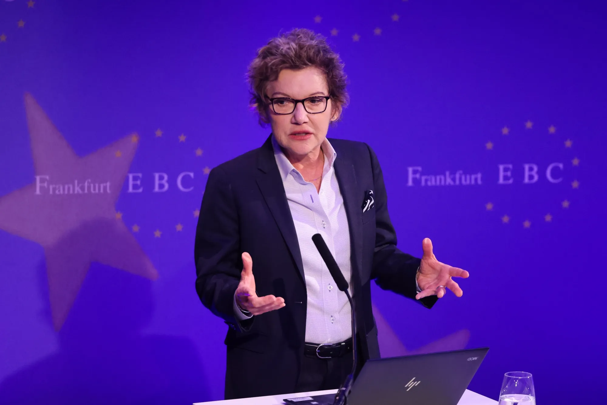 Daly said she remained comfortable with the median forecast in the Fed’s March Summary of Economic Projections that pointed to two quarter-point rate cuts this year.