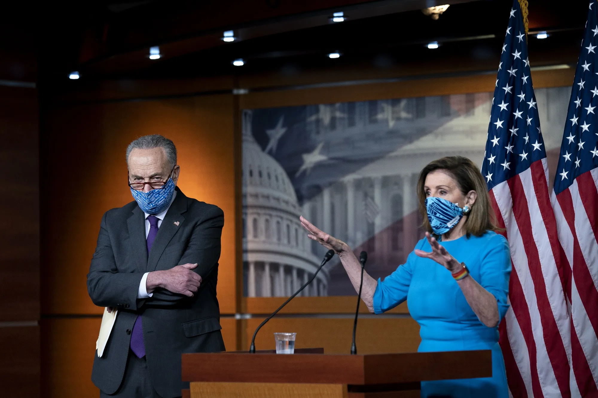 Nancy Pelosi and Chuck Schumer