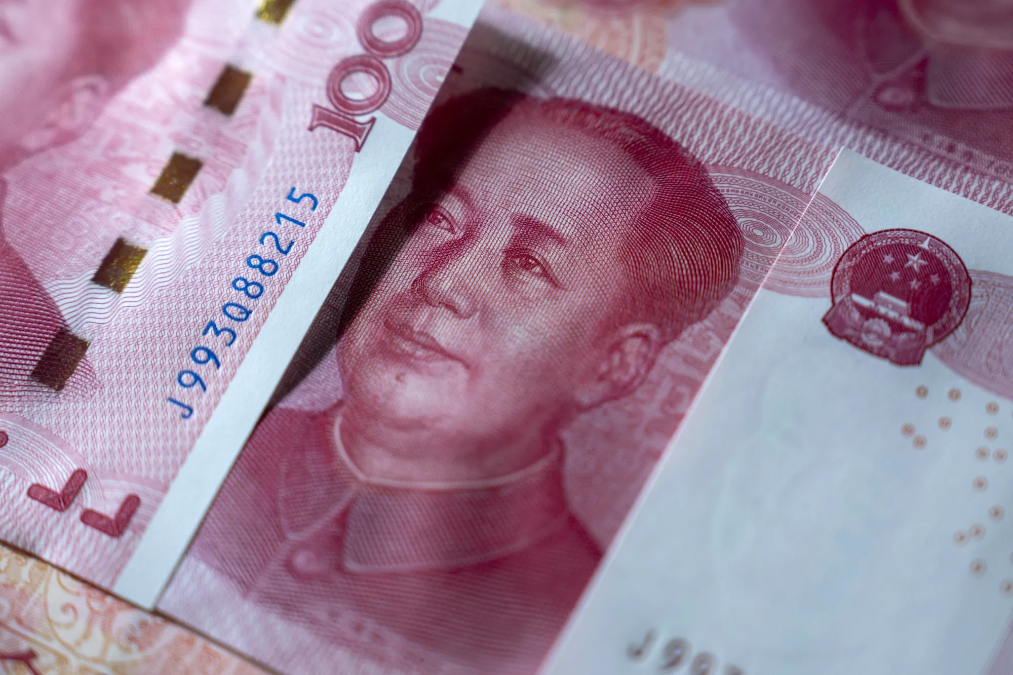 The yuan has tumbled about 2.8% over the past three months.