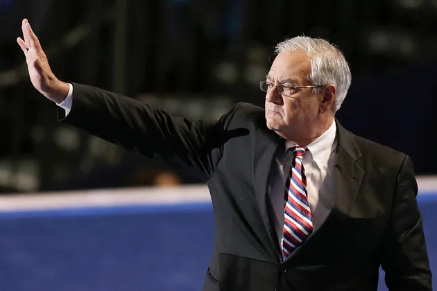 Frank at the Democratic National Convention in Charlotte in 2012