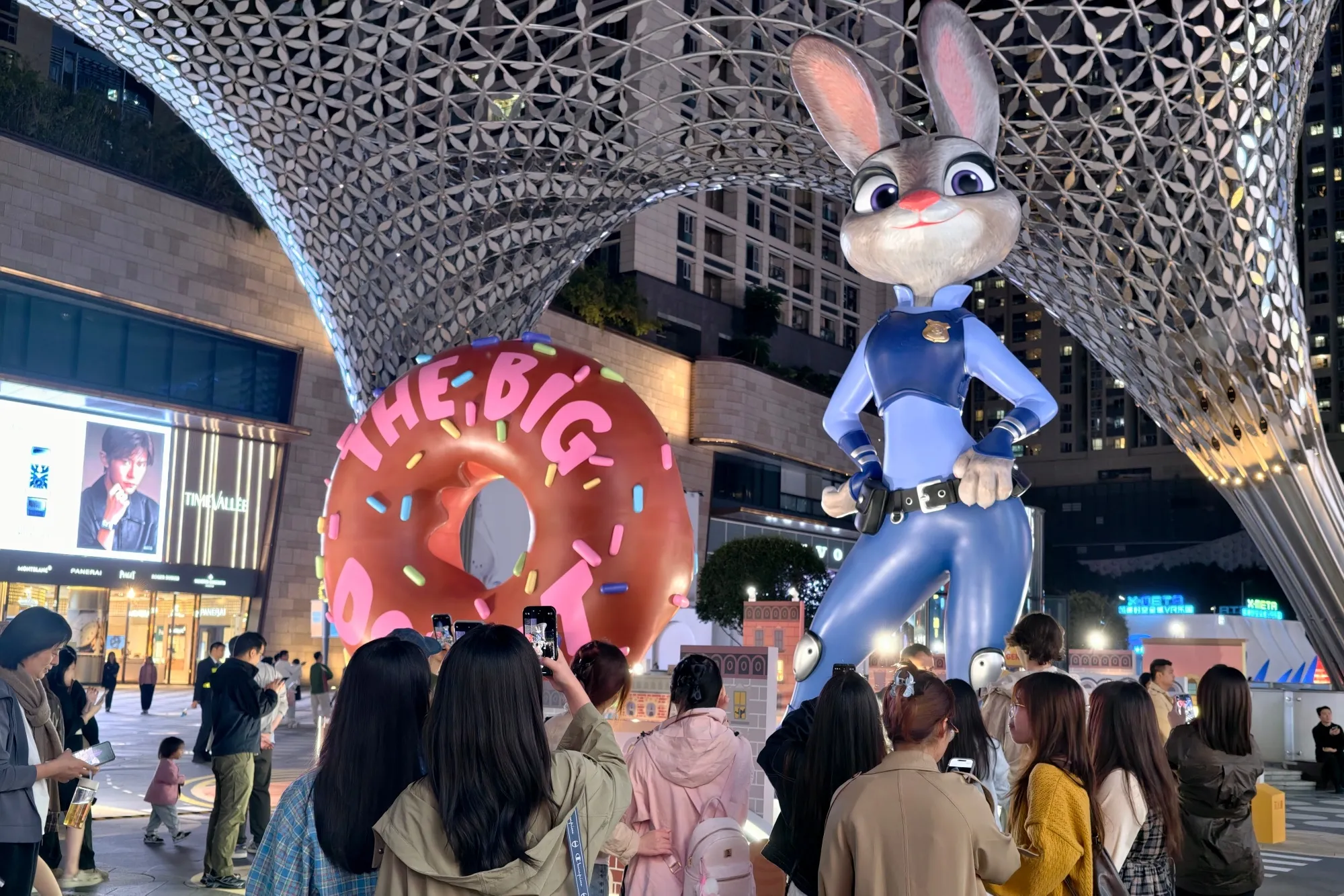 2025年11月に深圳で開かれた「ズートピア2」の展示会