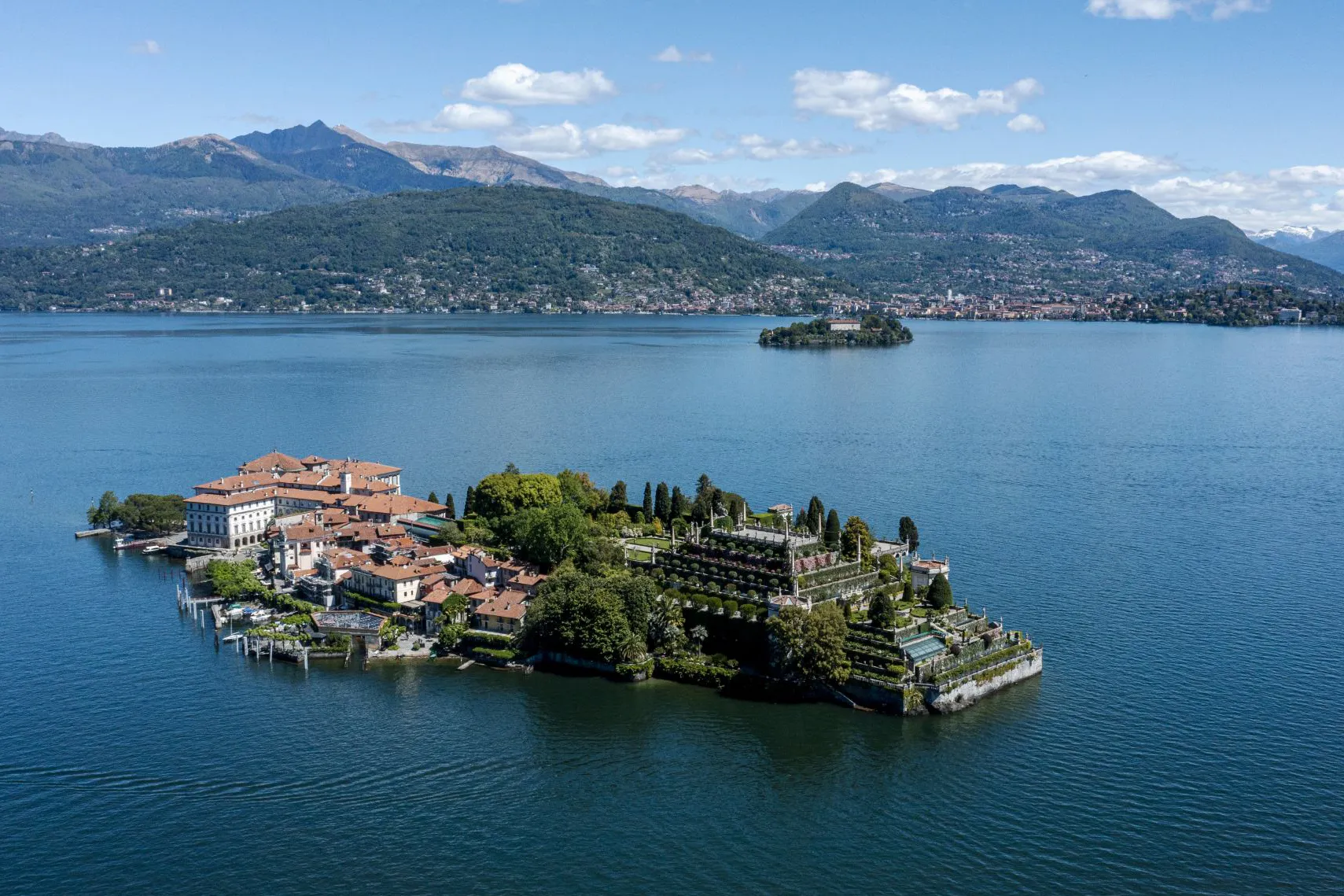 Palazzo Borromeo on Isola Bella in Lake Maggiore, Italy.