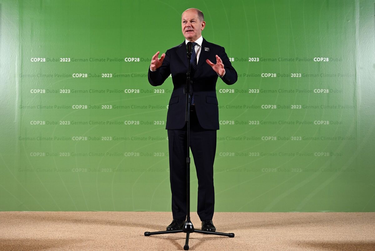 COP28 News: Scholz Sticks to Germanys Climate Goals With Budget in  Question - Bloomberg