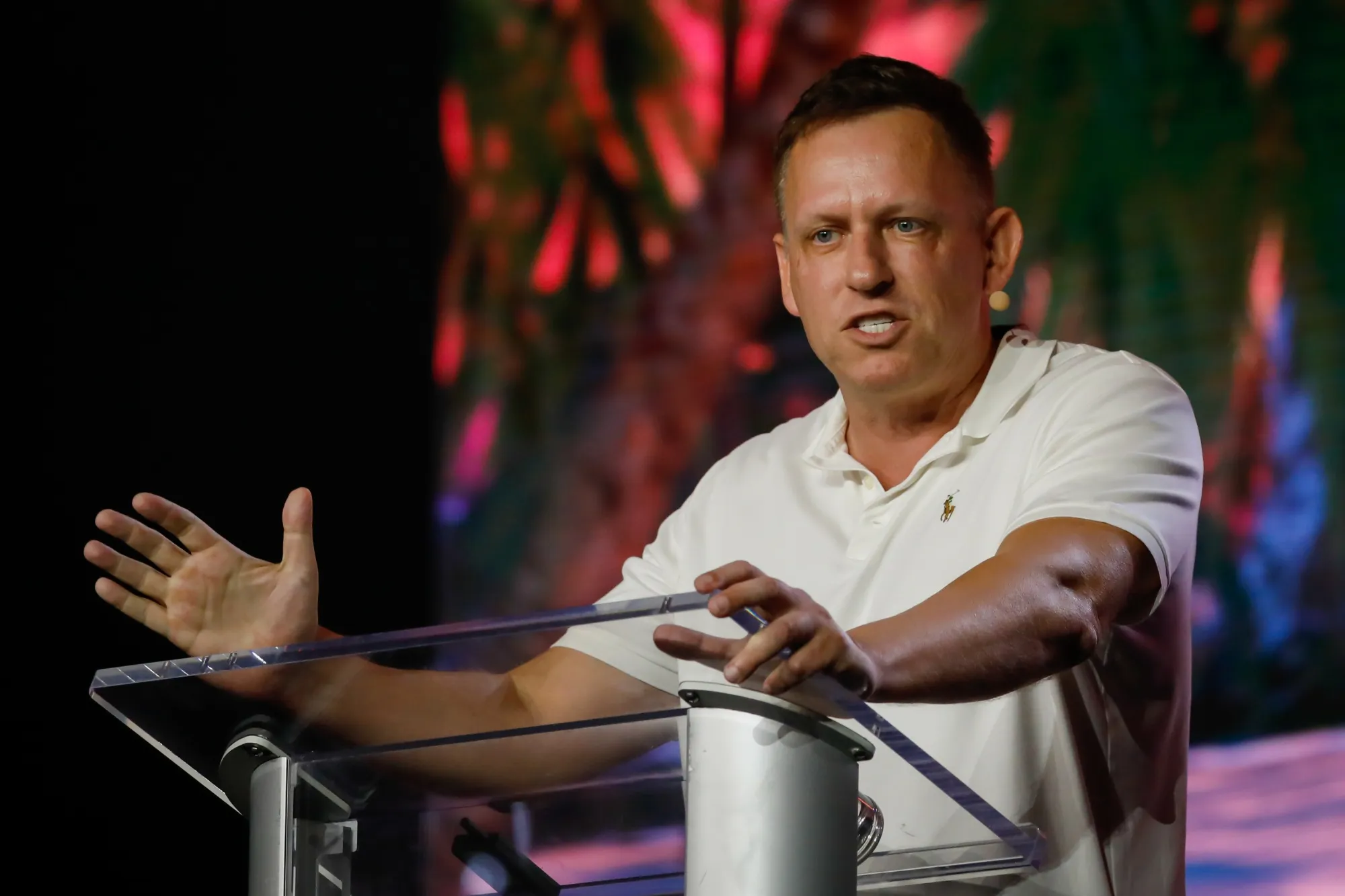 El multimillonario Peter Thiel, uno de los accionistas de la startup financiera Erebor Bank