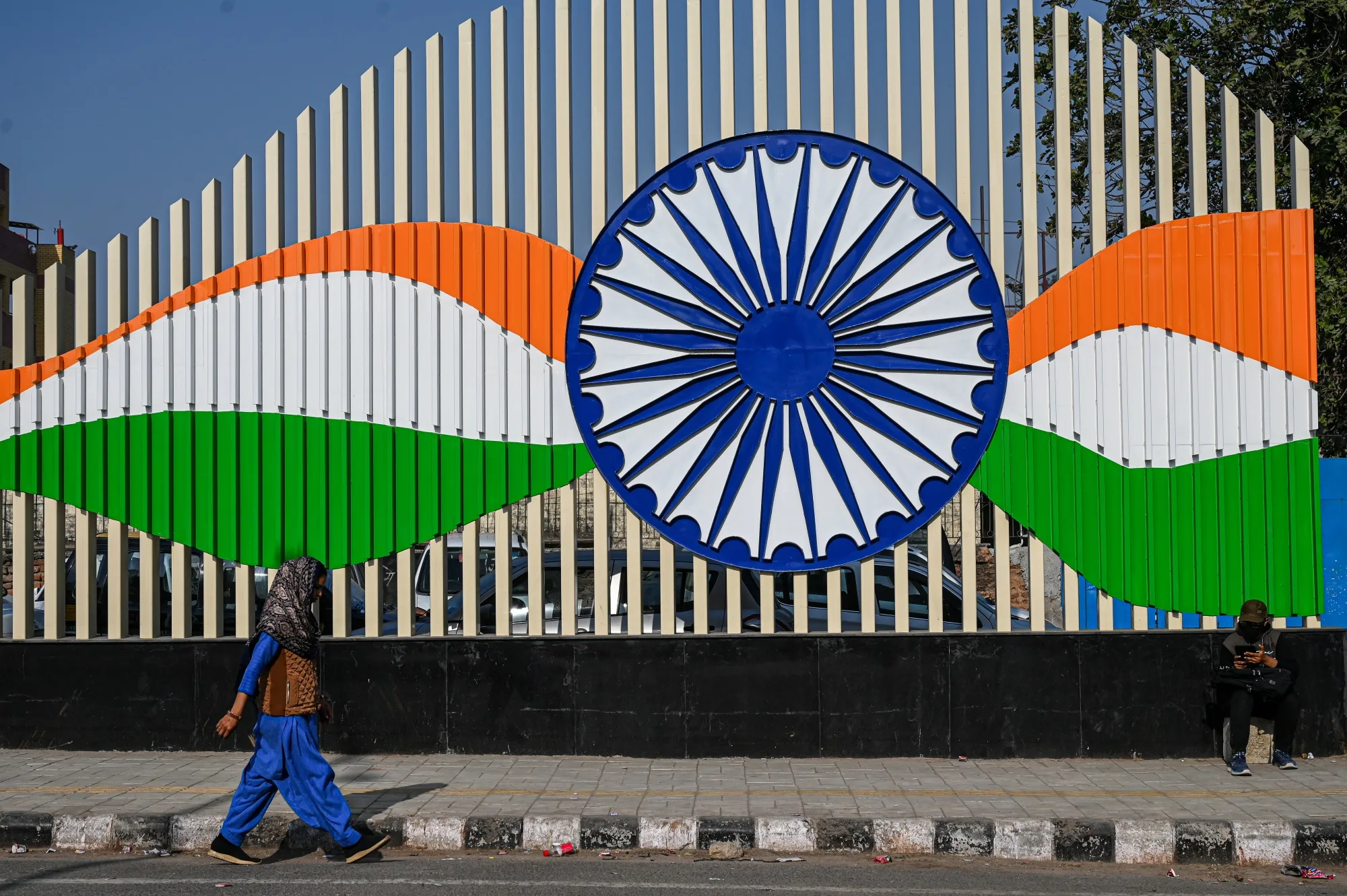 Signage Across Town for G-20 Foreign Ministers Meeting in New Delhi