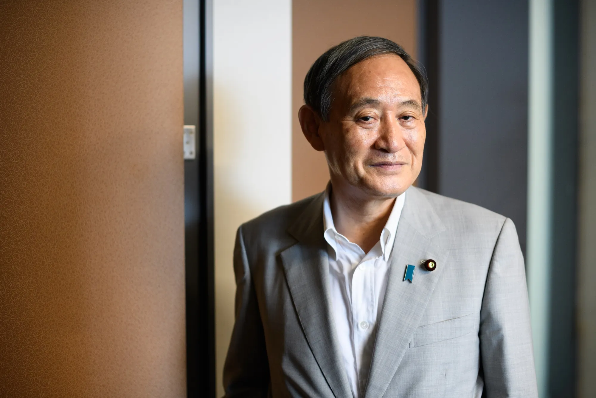 Yoshihide Suga on Aug. 27.