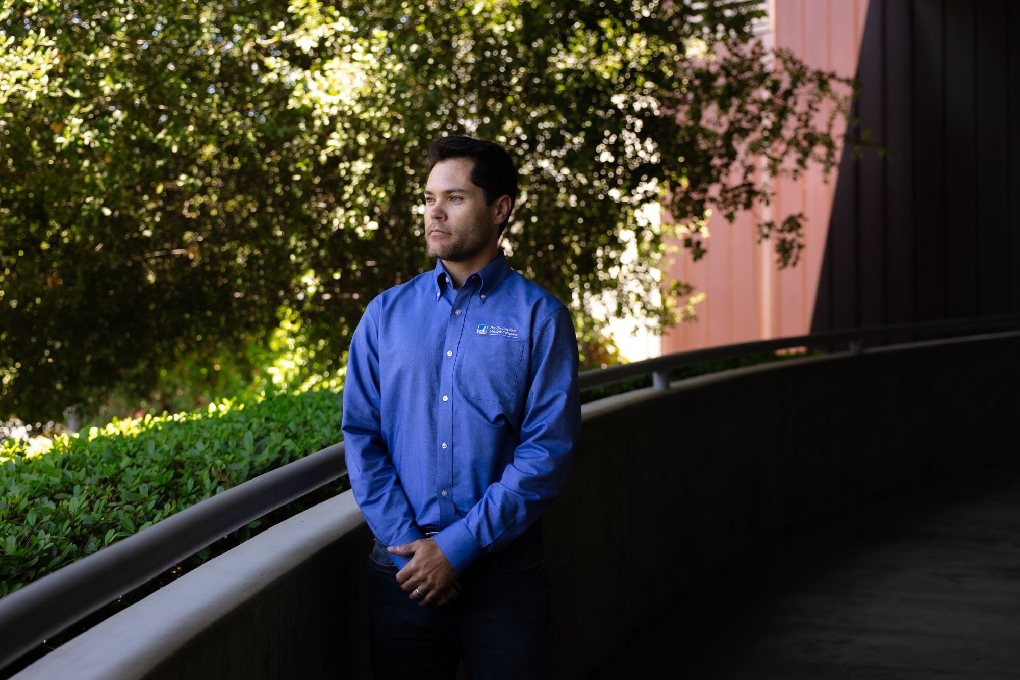 Senior Director of Meteorology Operations and Fire Sites Scott Strenfel in the Meteorology and Fire Science room at PG&amp;amp;E's Applied Technology Services building in San Ramon, California, US, on Thursday, July 17. Photographer: Manuel Orbegozo