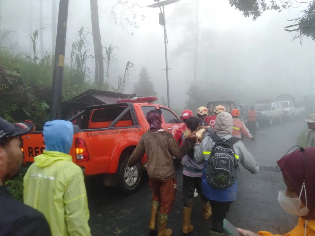 Torrential rains caused rivers to burst their banks in Central Java province.