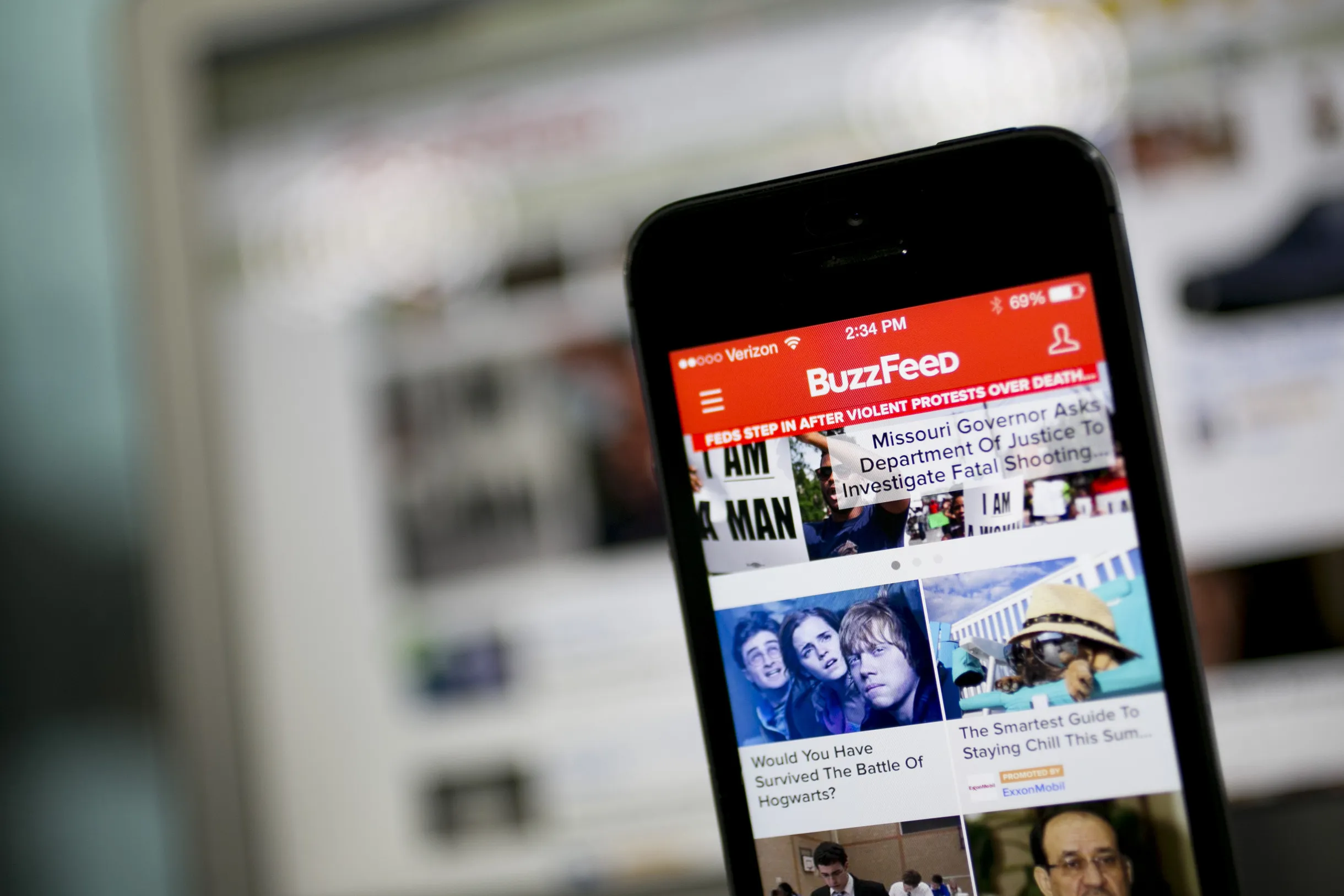 The Buzzfeed Inc. application.&nbsp;
