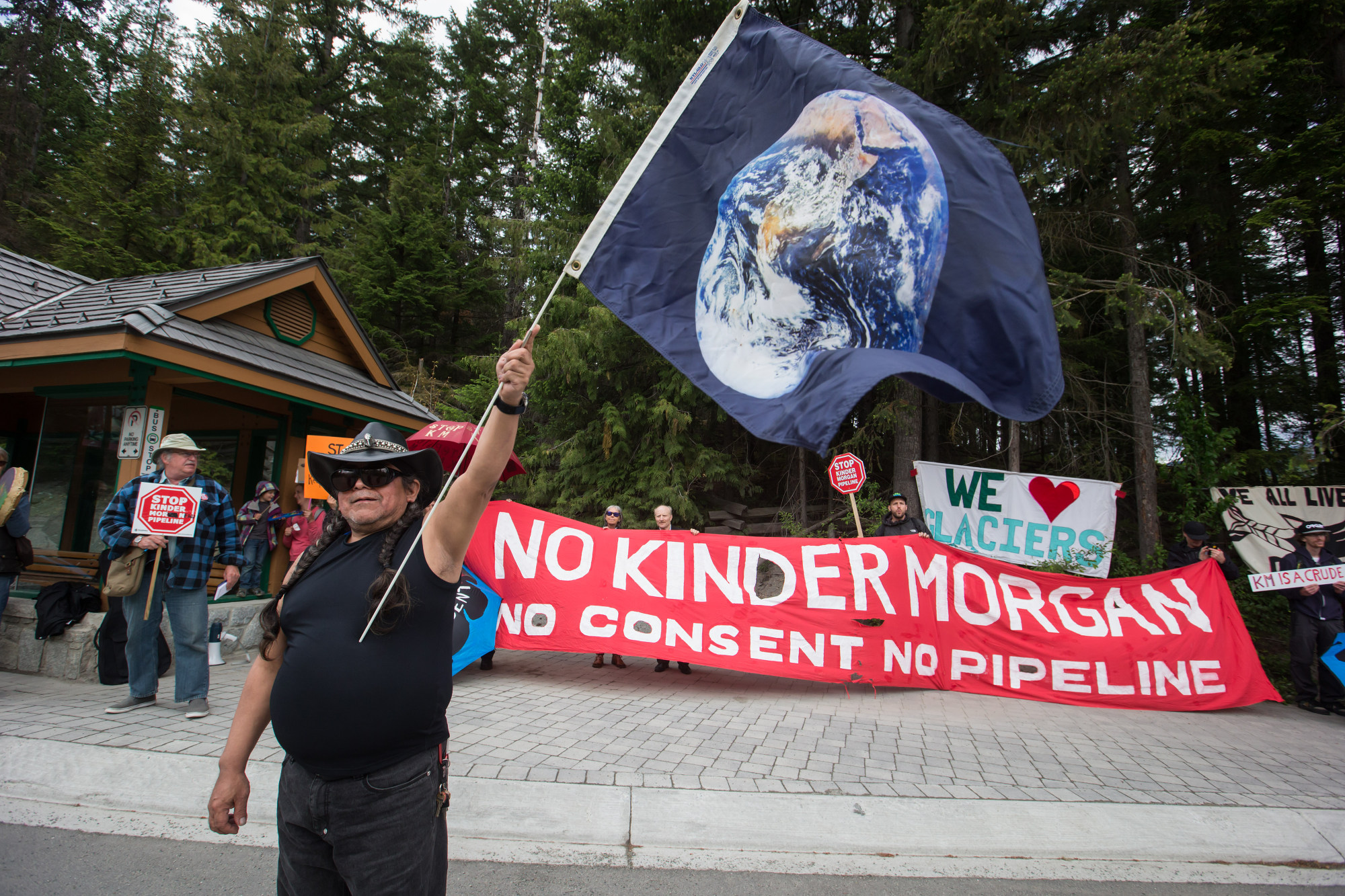 Kinder Morgan s'est heurtée à une vive opposition à son expansion du pipeline Trans Mountain avant de vendre le projet en 2018.