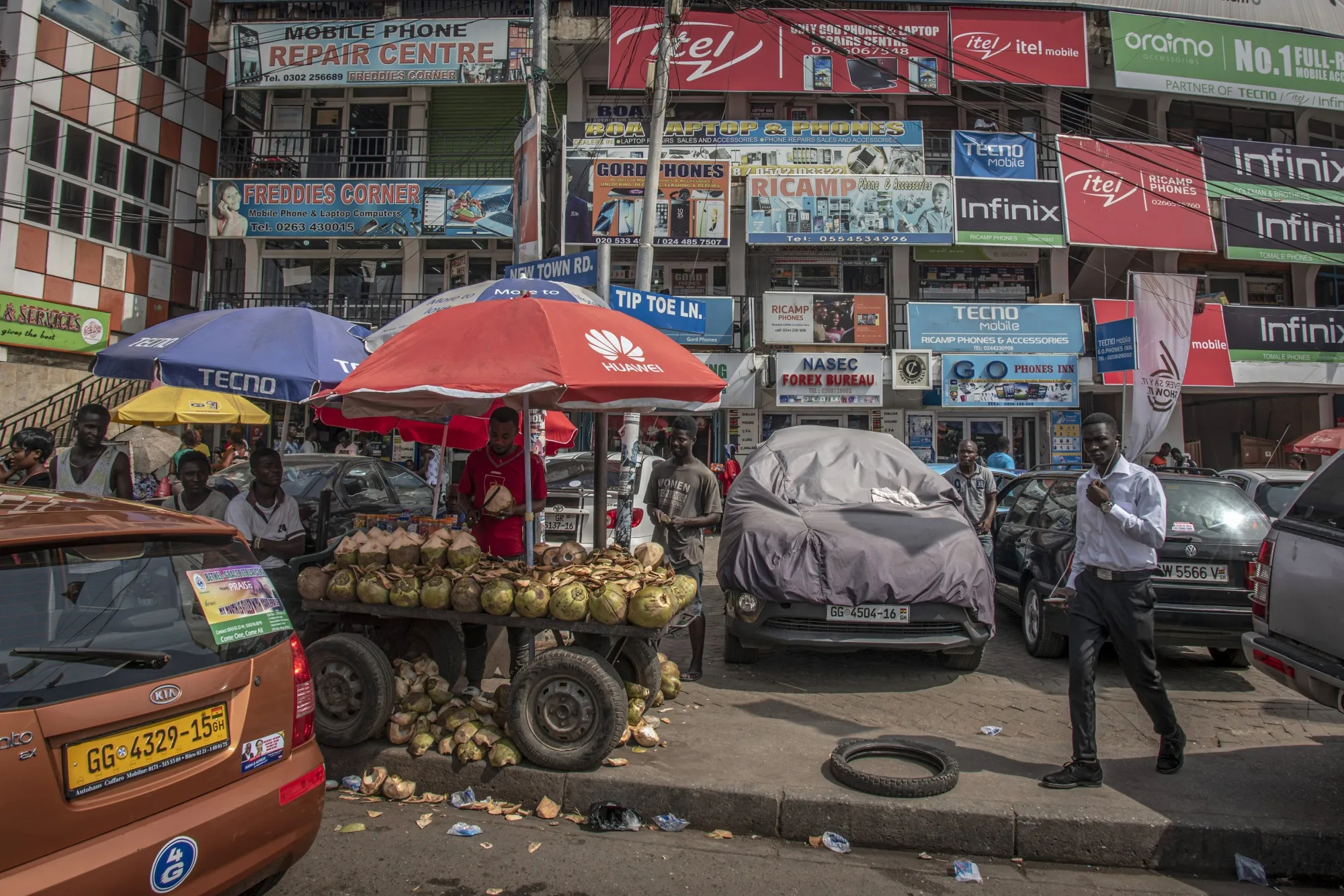 General Economy In Ghana's Capital Amid African Bond Rally Miss