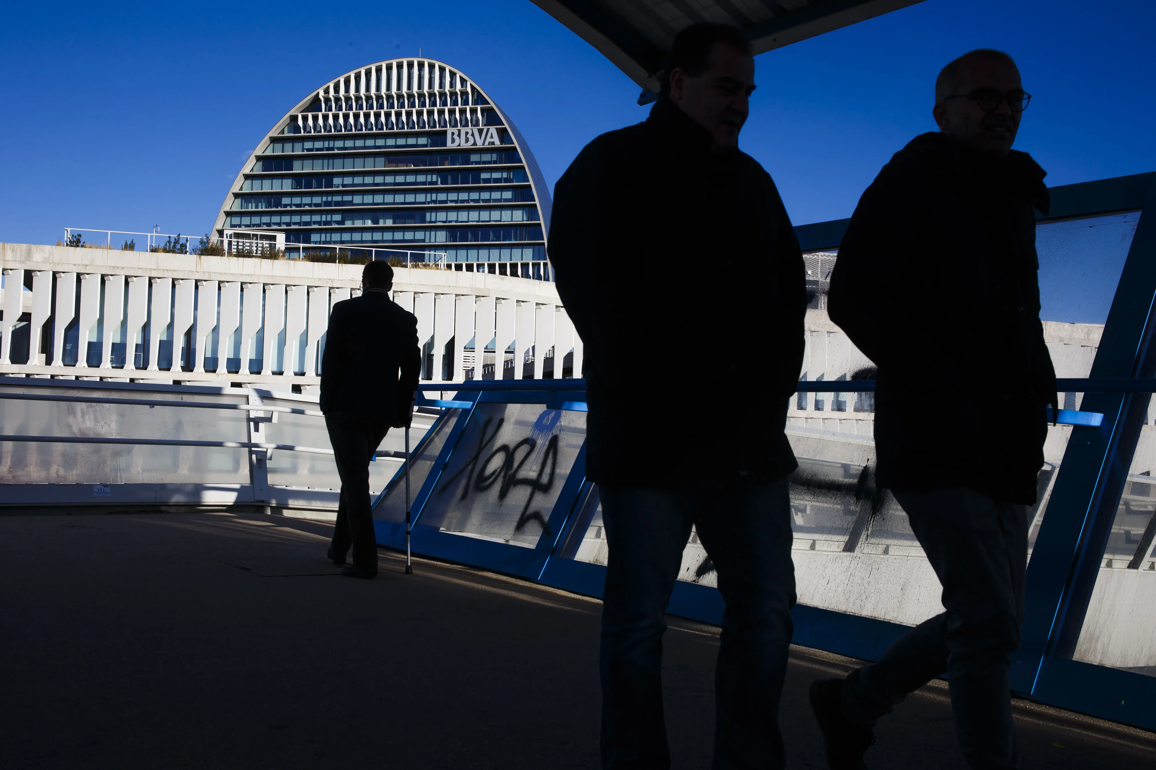 General Views Of Banco Bilbao Vizcaya Argentaria SA's New Headquarters