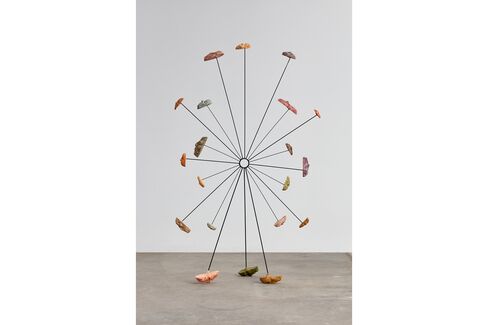 Evan Holloway, Everyone (2015), Steel, Sculptamold, plaster, paint, graphite.