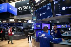 New York Stock Exchange As US Stock Futures Drop As Jobs Growth Blows Past Estimates