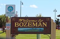 Welcome to Bozeman Montana sign