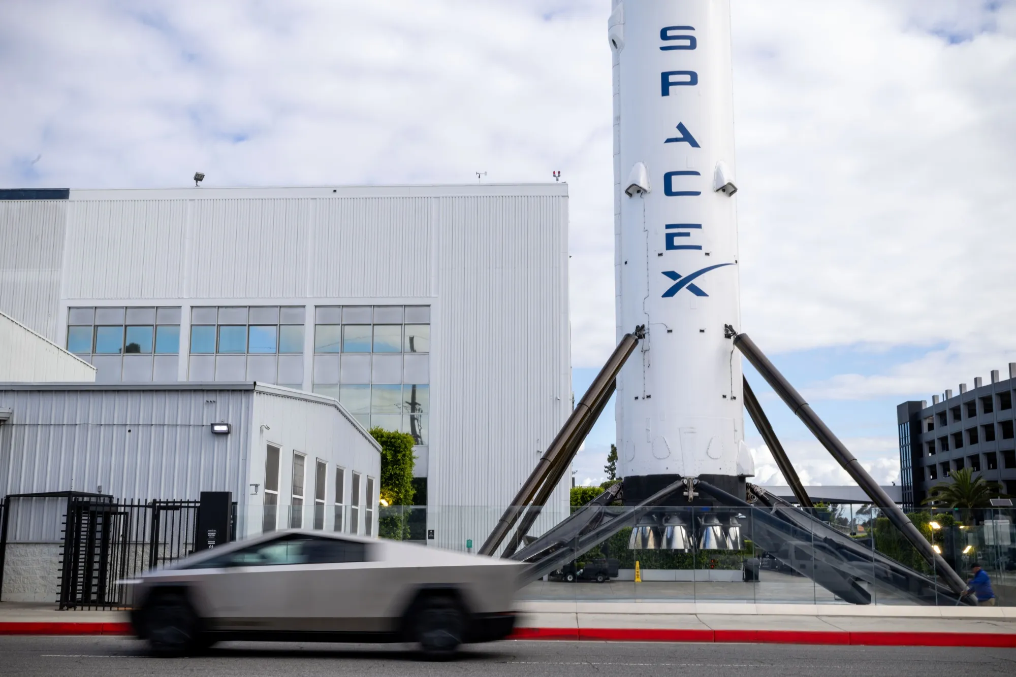 SpaceX facilities in Hawthorne, California.