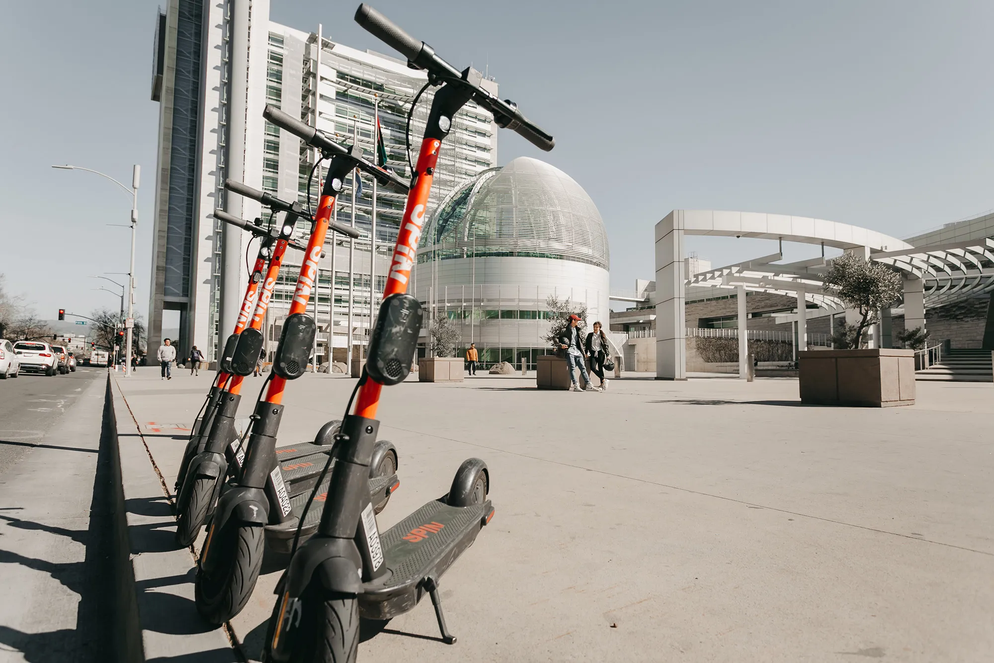 Spin scooters.&nbsp;