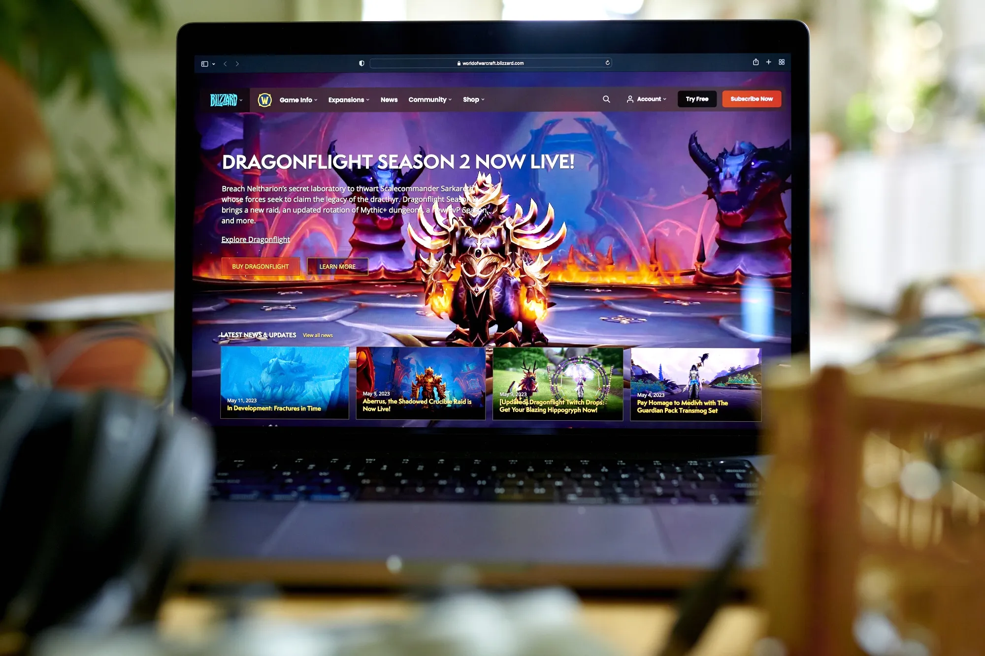 Activision Blizzard Website As Microsoft's $69 Billion Deal Wins EU Approval