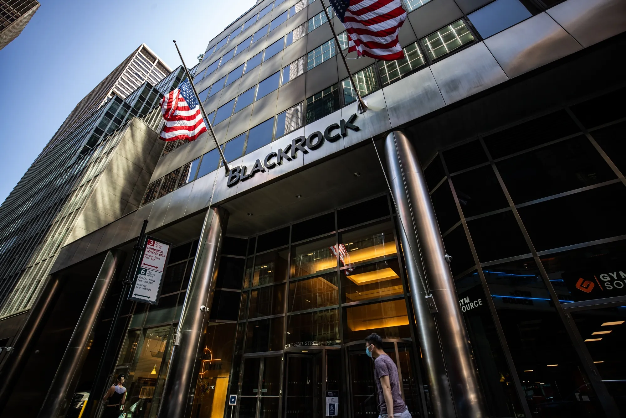BlackRock Inc. headquarters in New York.