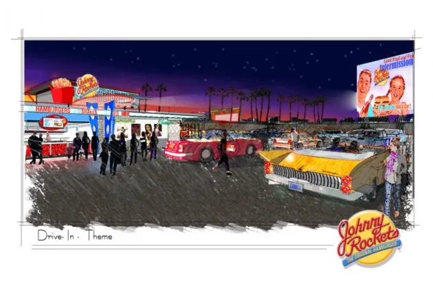 At Johnny Rockets, the Future of Retro Is Drive-In Movies