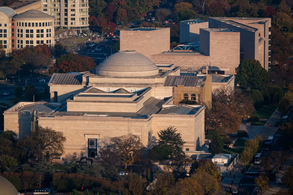 The National Gallery of Art is a public-private partnership, not a government agency.