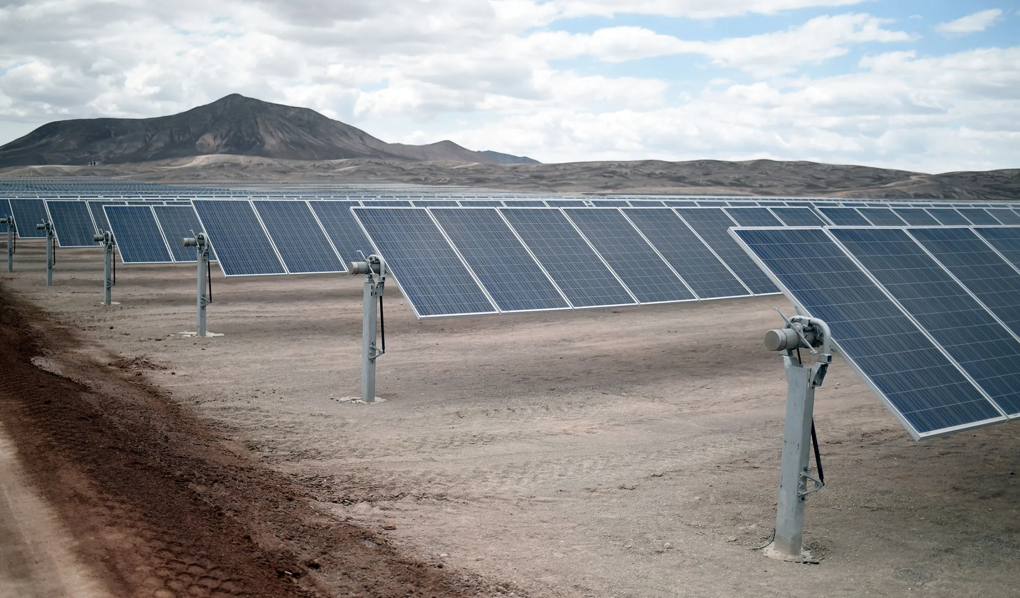 A solar power plant in Atacama desert, Chile on Jan.&nbsp;22, 2017.