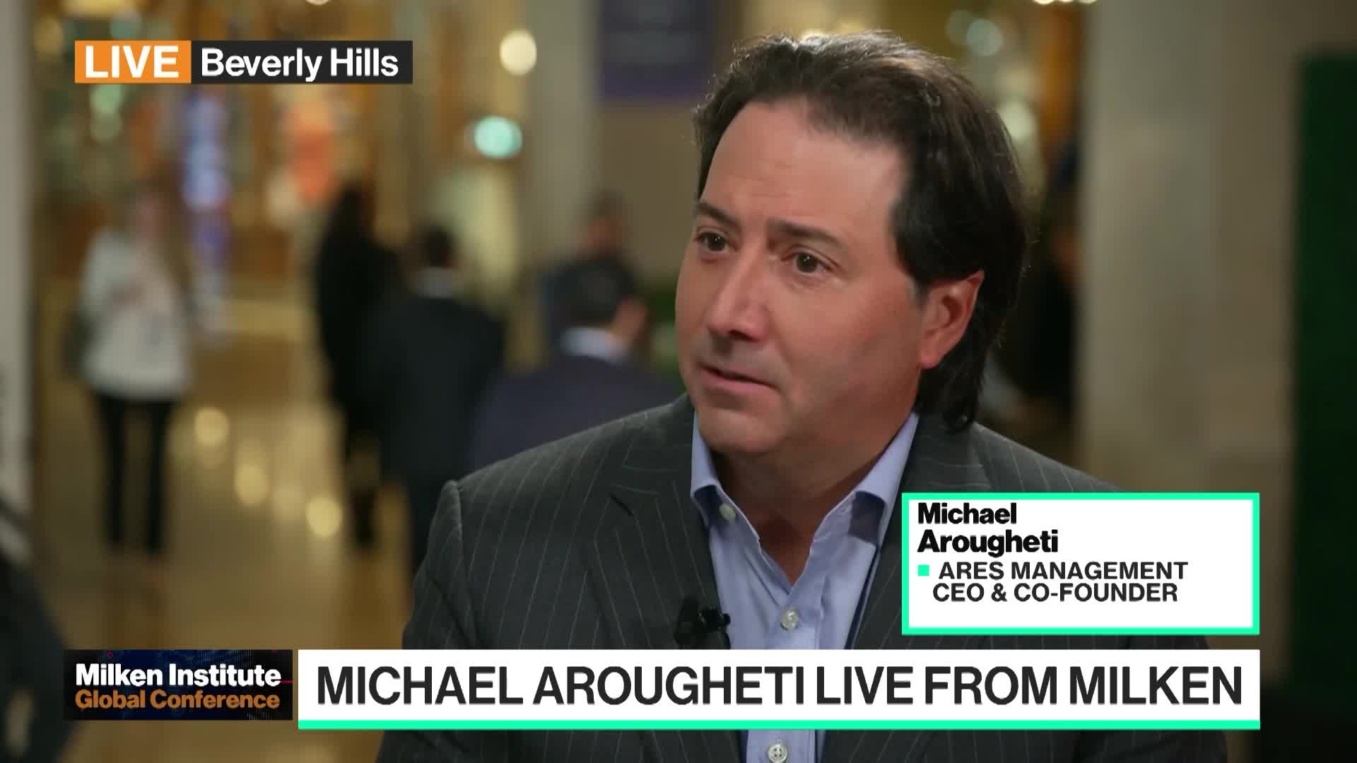 Watch Ares ‘Pretty Unaffected’ by Tariffs, CEO Arougheti Says - Bloomberg
