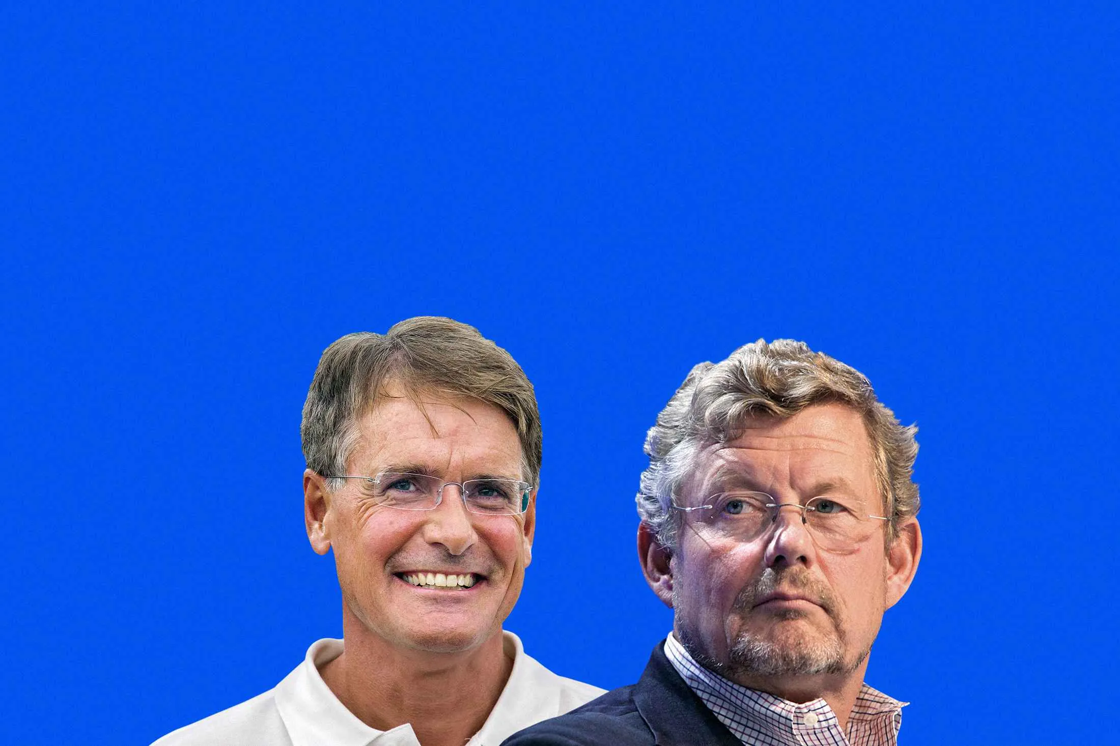 Gardell (left) and Wallenberg, squaring off again in Sweden.
