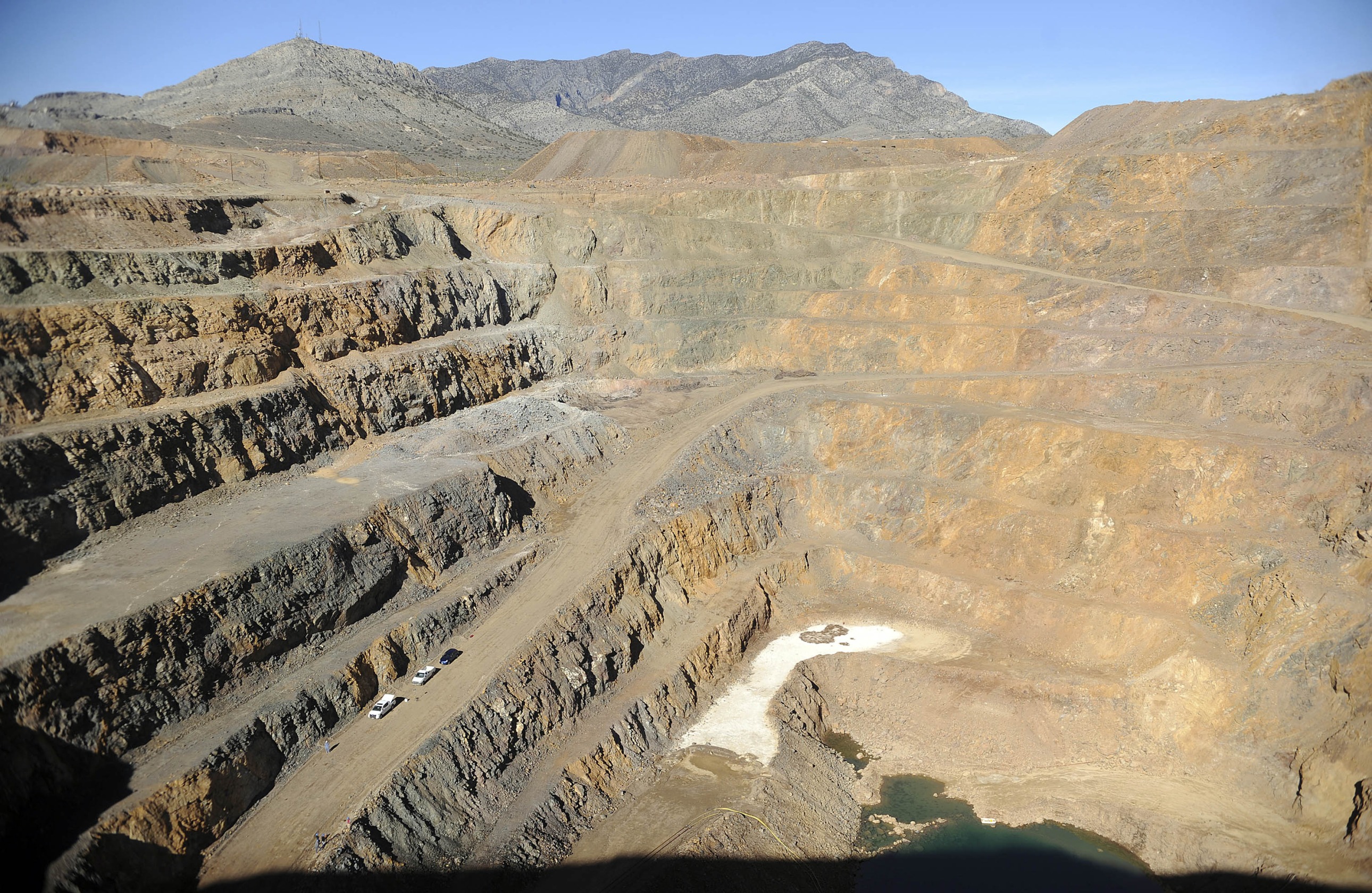 Mountain Pass rare earths mine.