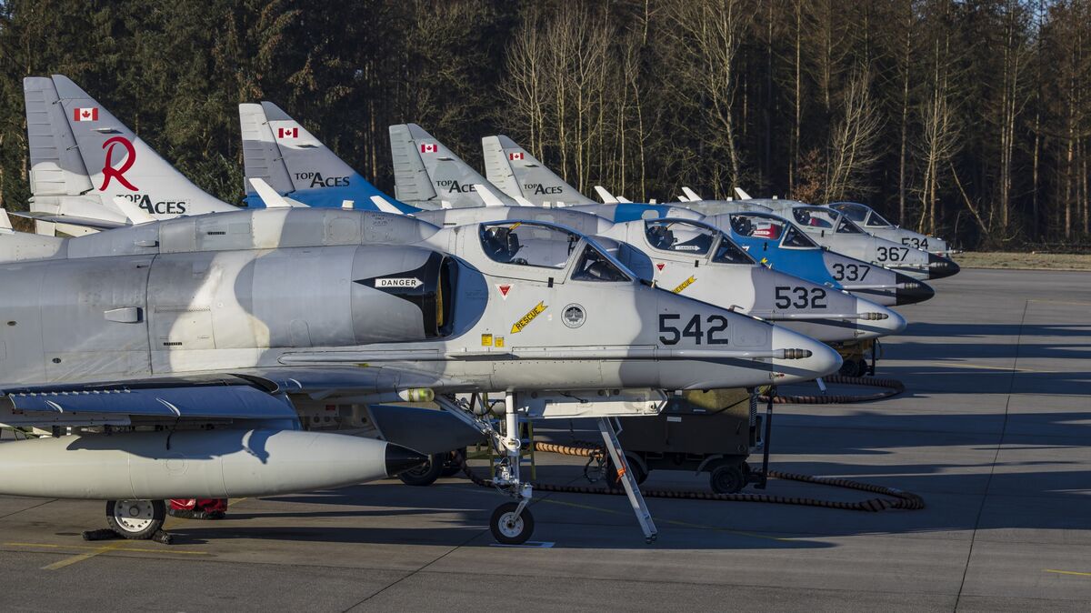 Canadian Jet Firm Profits by Playing ‘The Bad Guys’ in Air Combat