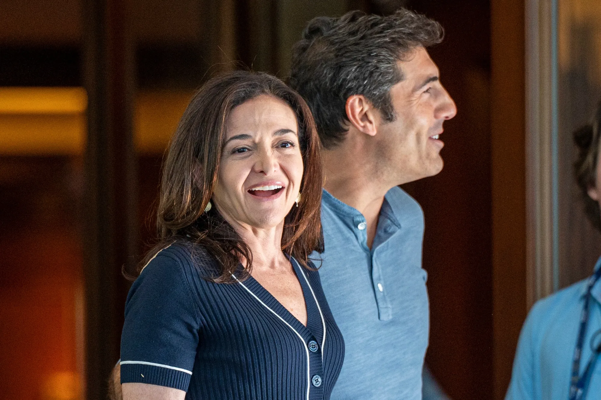 Sheryl Sandberg and Tom Bernthal.