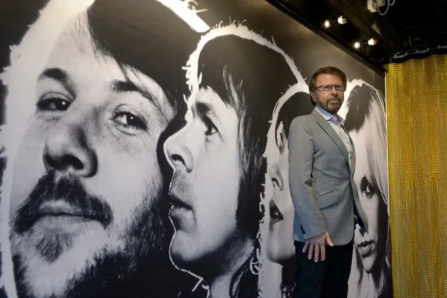Ulvaeus at the Swedish Music Hall of Fame in Stockholm