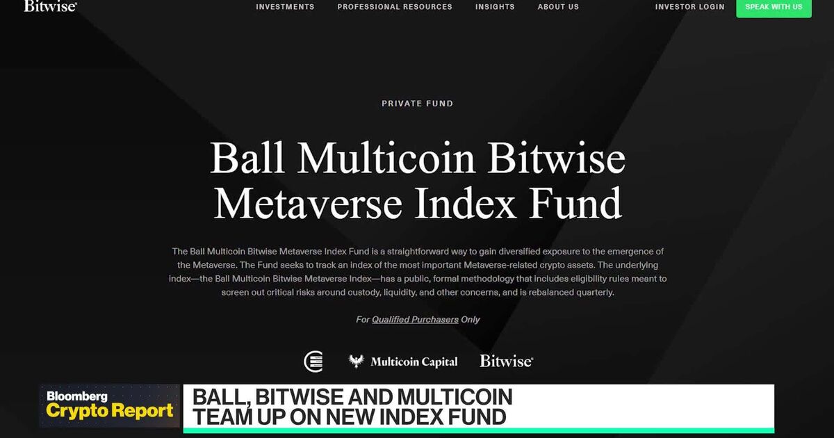 Ball, Bitwise and Multicoin’s New Index Fund