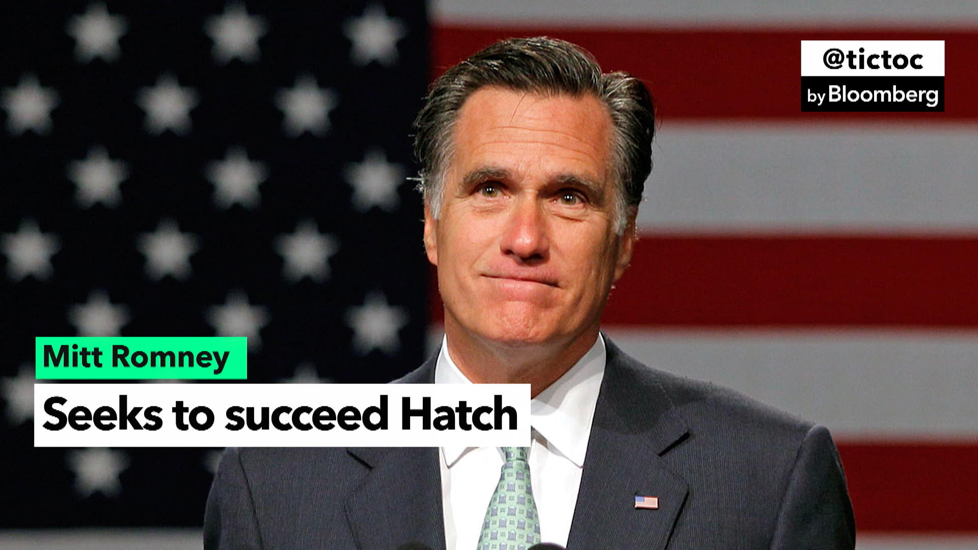 Mitt Romney Running for U.S. Senate in Utah to Replace Hatch Bloomberg