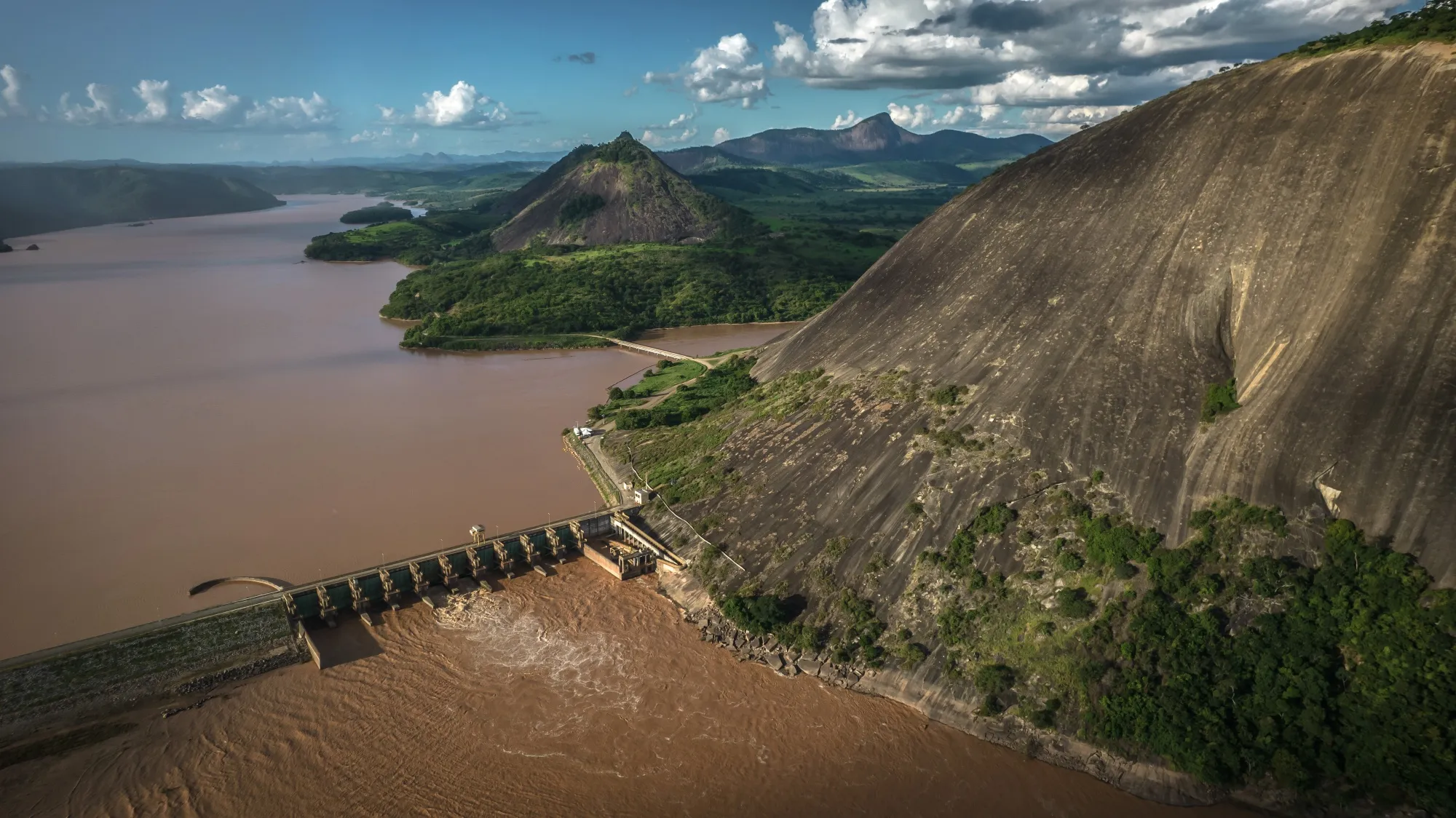 The Aimores Hydroelectric Dam in Aimores, Minas Gerais state, Brazil, in 2022.