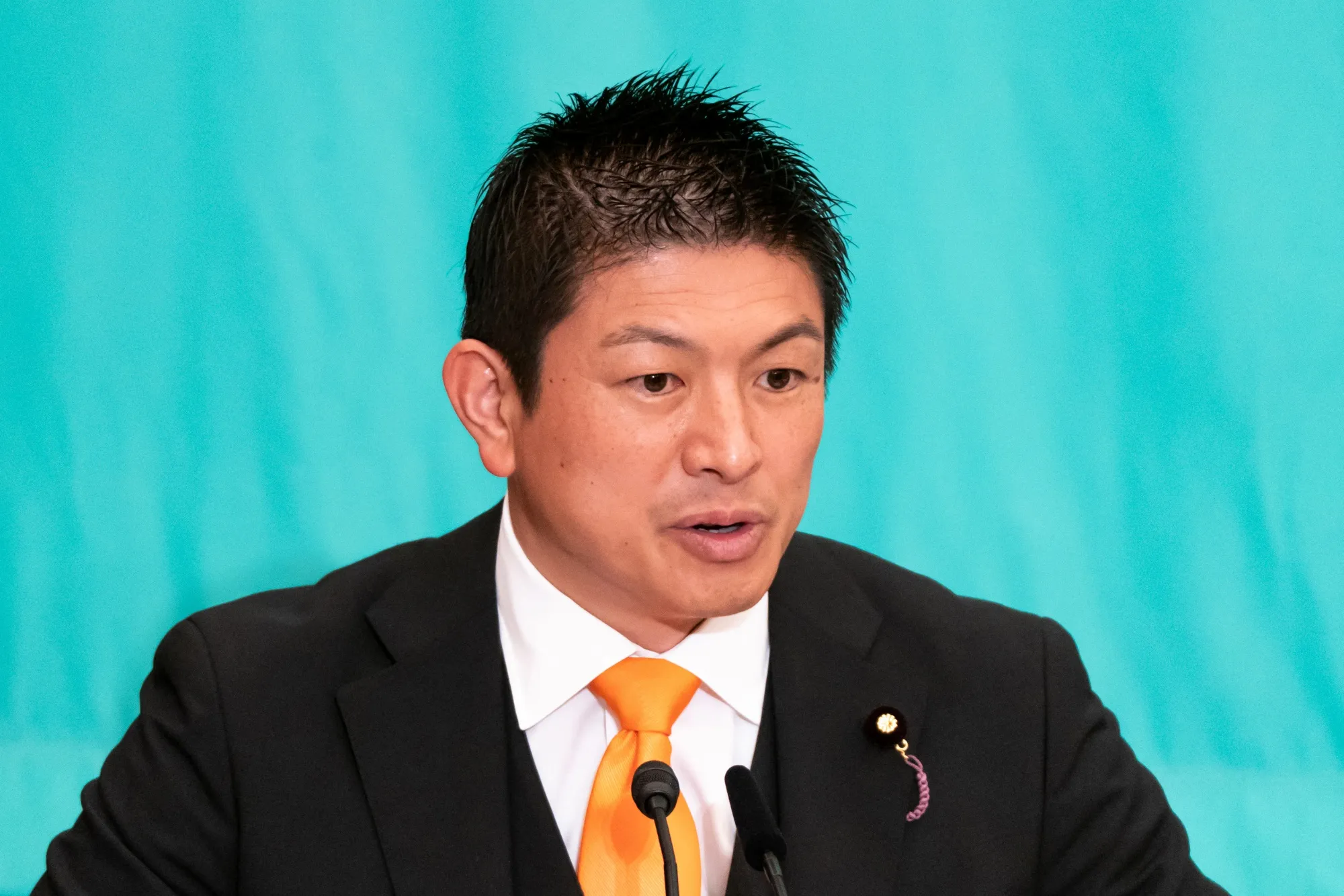 Sanseito leader Sohei Kamiya.
