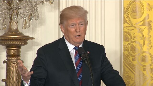 Trump touts falling aluminum prices after tariffs