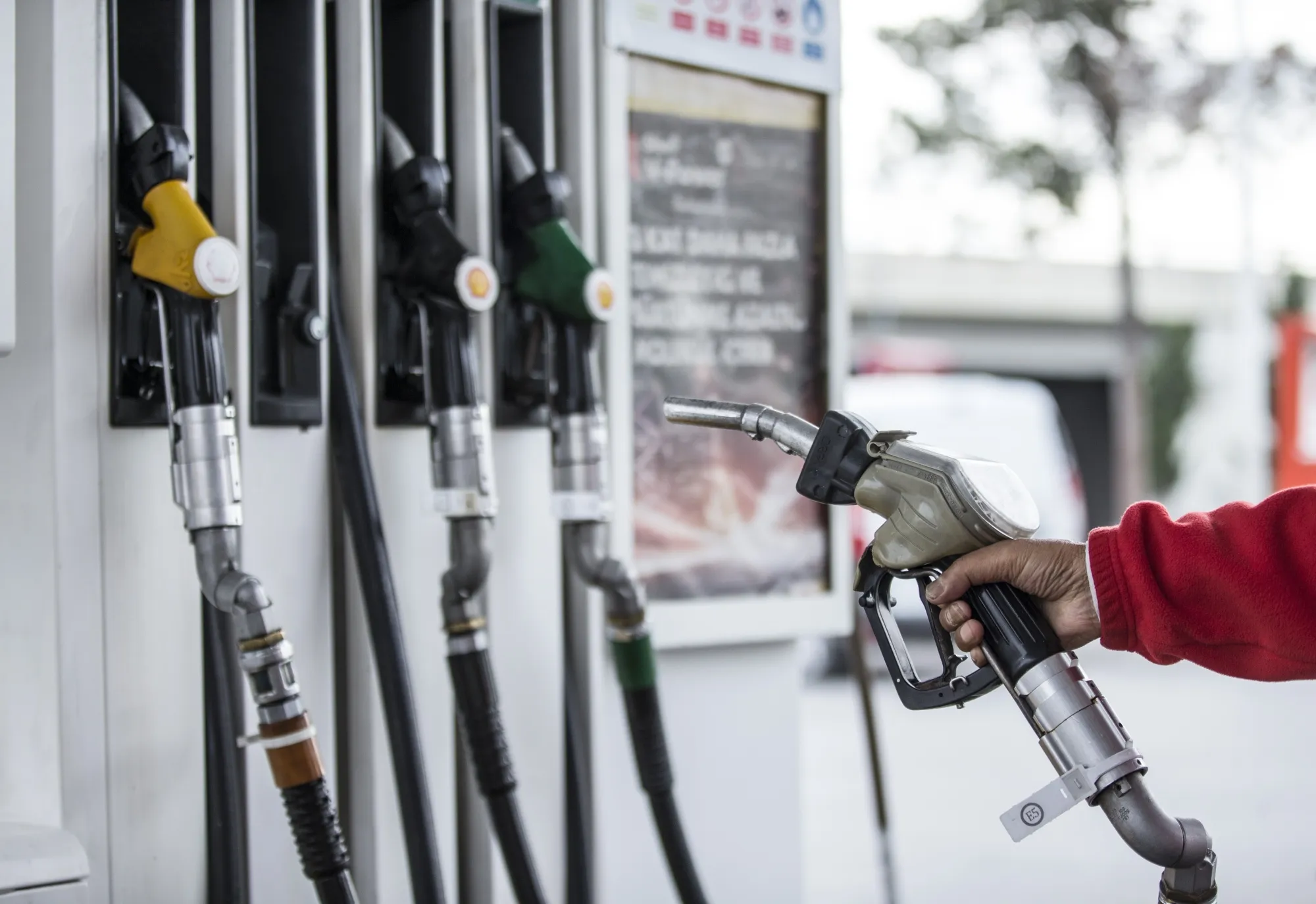 Gasoline pumps&nbsp;in Ankara, Turkey.