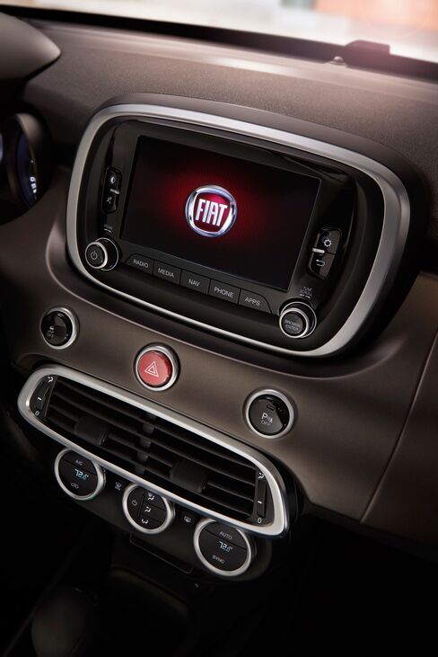 The touchscreen is smaller than others found in luxury cars, but it works well.