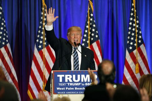 Donald Trump on Mar. 5 in West Palm Beach, Florida